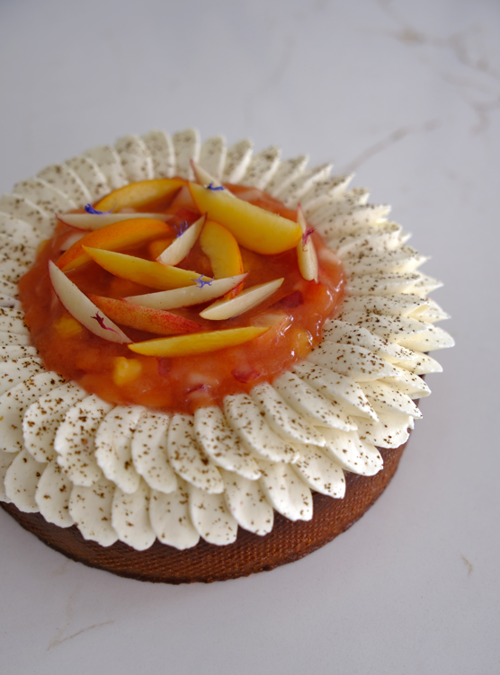 Tarte aux pêches